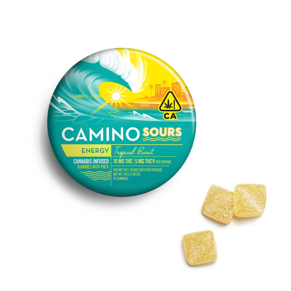 Camino - Tropical Burst Energy Sour Gummies