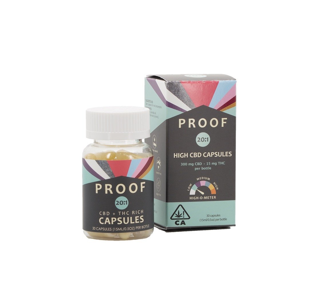 Proof - 20:1 CBD Capsules - 300mg