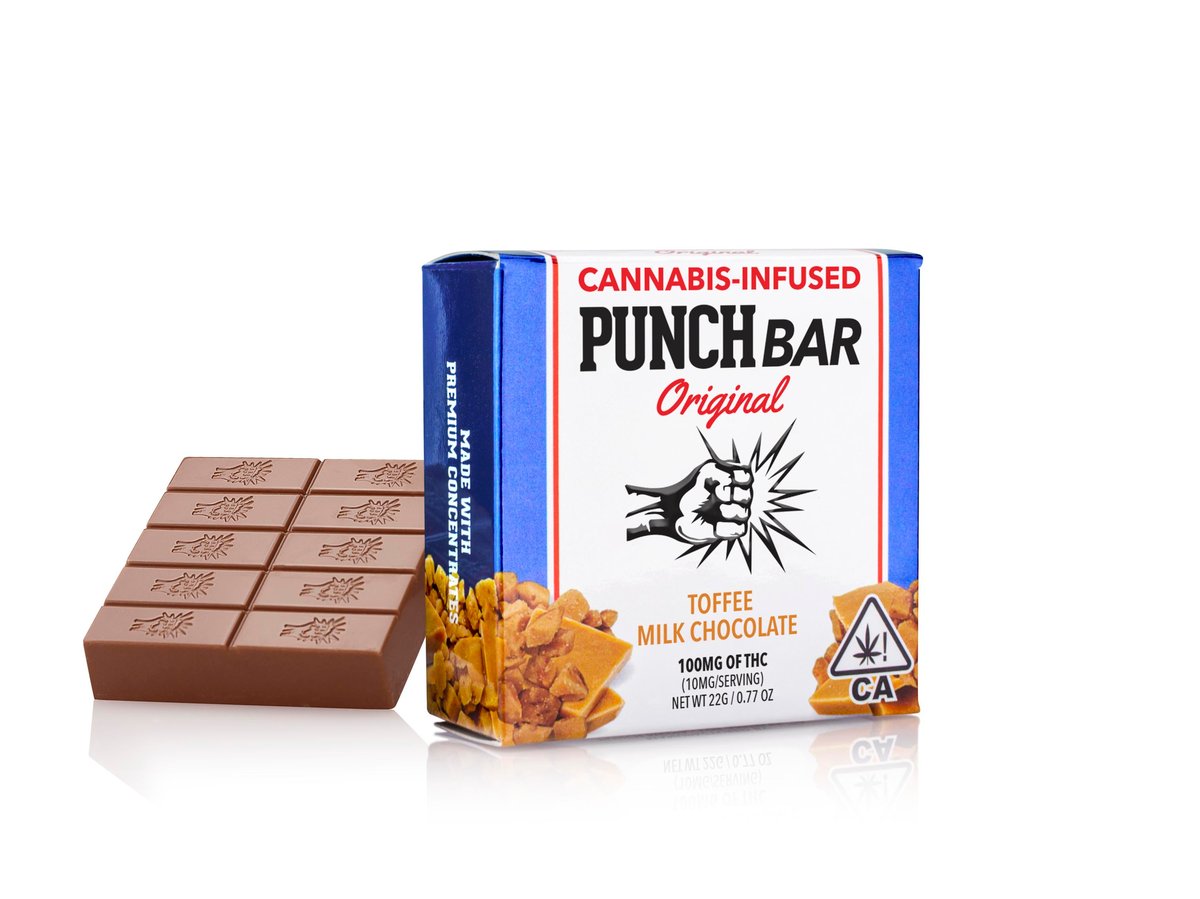 Punch Edibles - Toffee Milk Chocolate