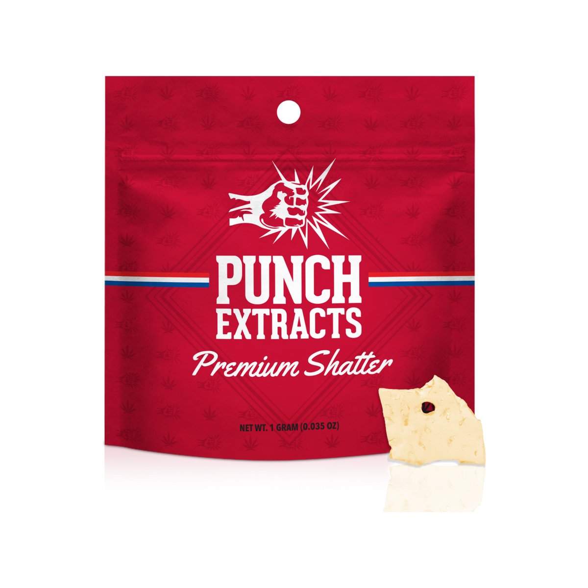 Punch Edibles - Kush Diesel BHO Shatter - 1g
