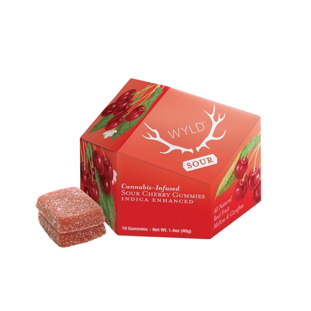 WYLD - Sour Cherry Gummies