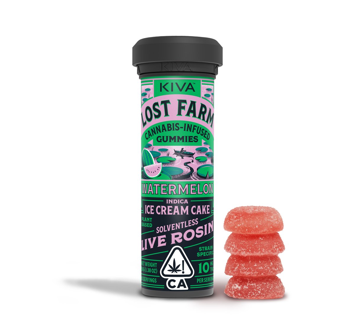 Lost Farm - Watermelon x Ice Cream Cake Live Rosin Gummies