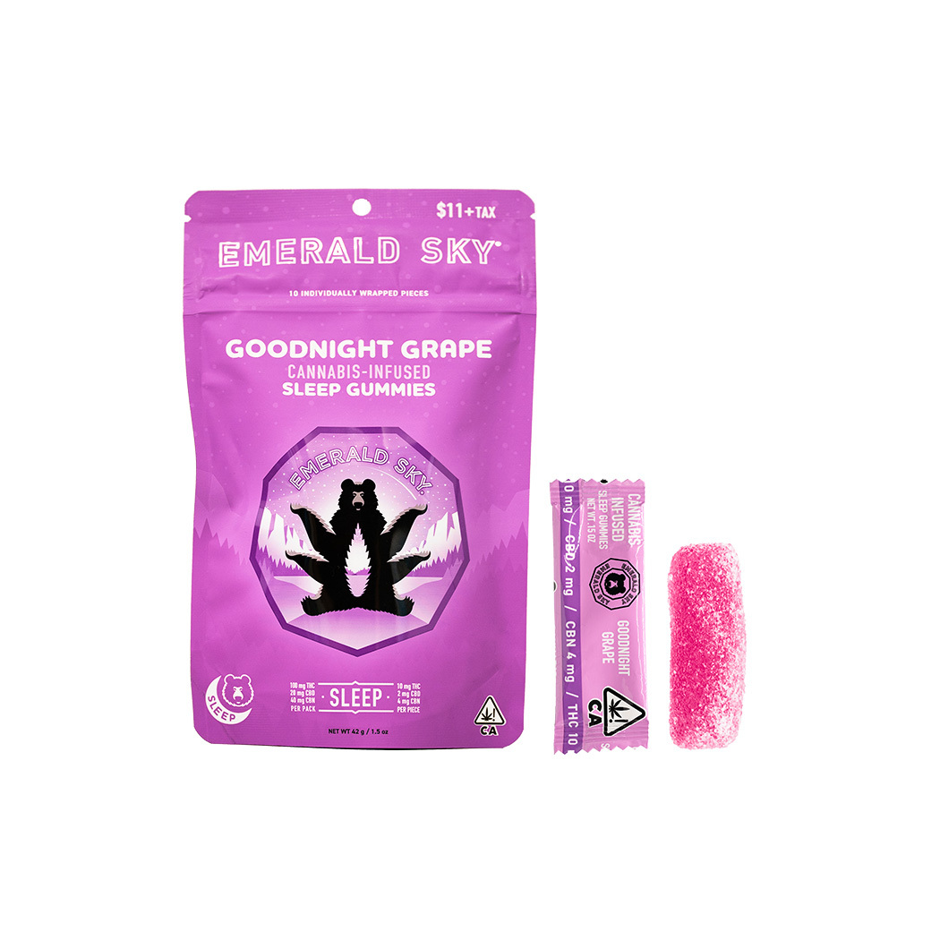 Emerald Sky - Goodnight Grape 10:2:4 Sleep Gummies