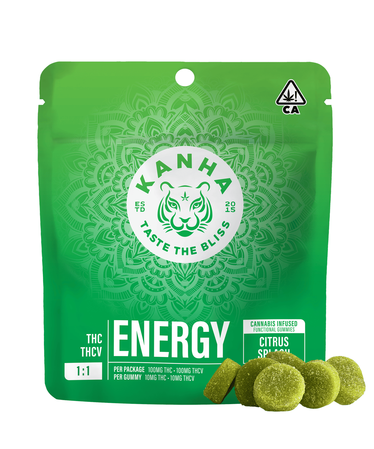 Kanha - FX ENERGY: Citrus Splash 1:1 Gummies