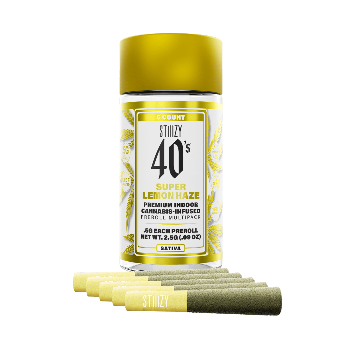 STIIIZY - Super Lemon Haze Infused 5-Pack - 2.5g