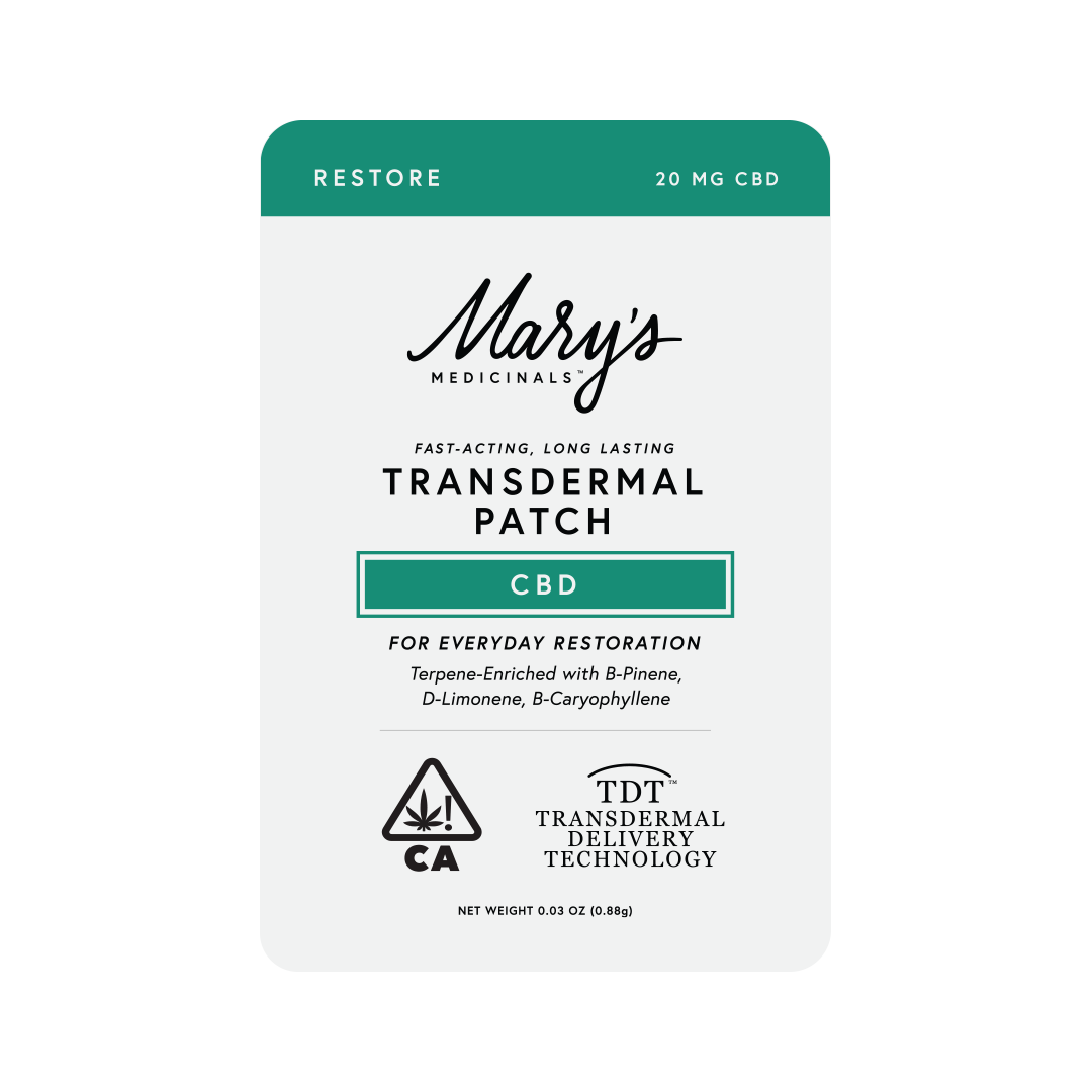 Mary's Medicinals - Transdermal CBD Patch