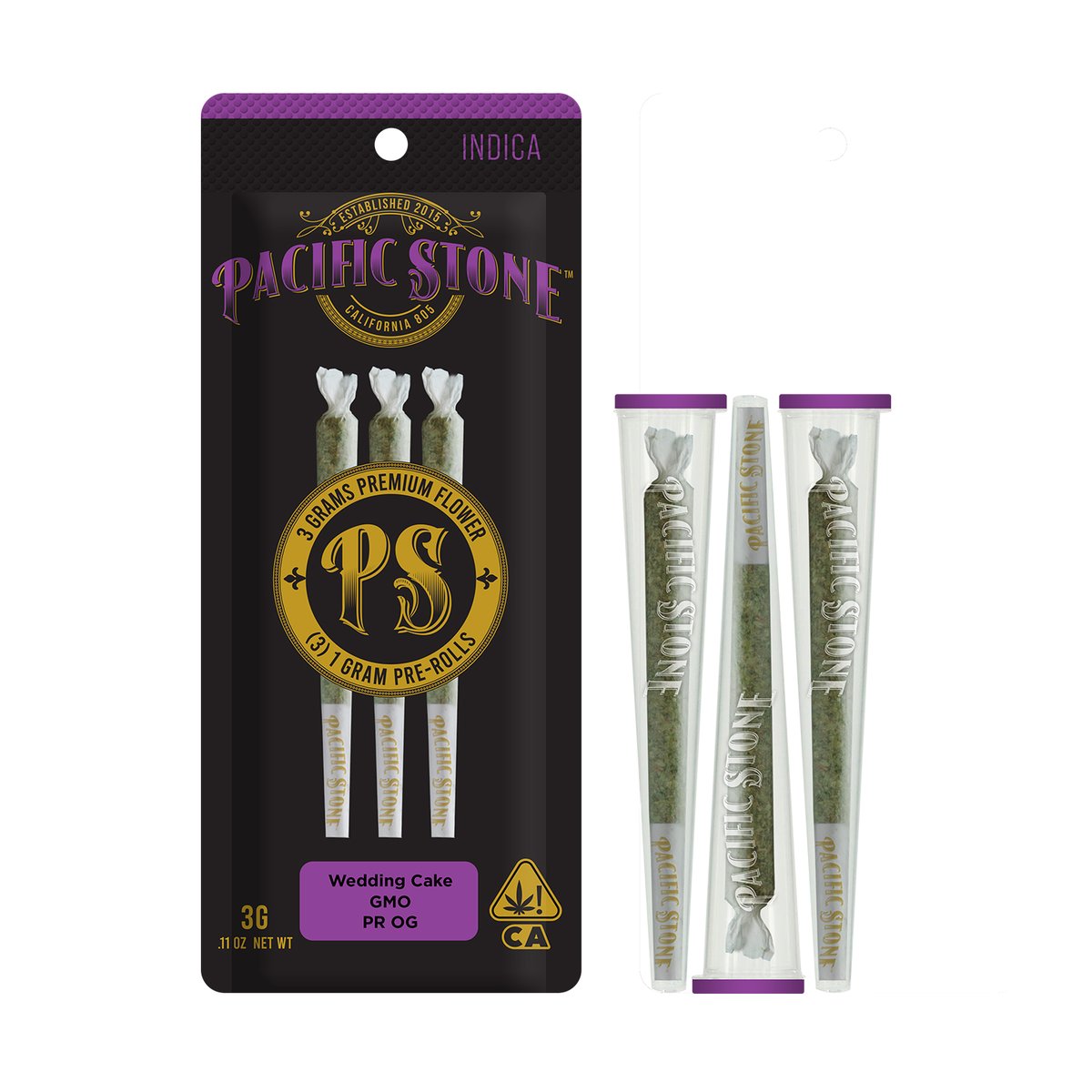 Pacific Stone - Indica Variety 3-Pack - 3g