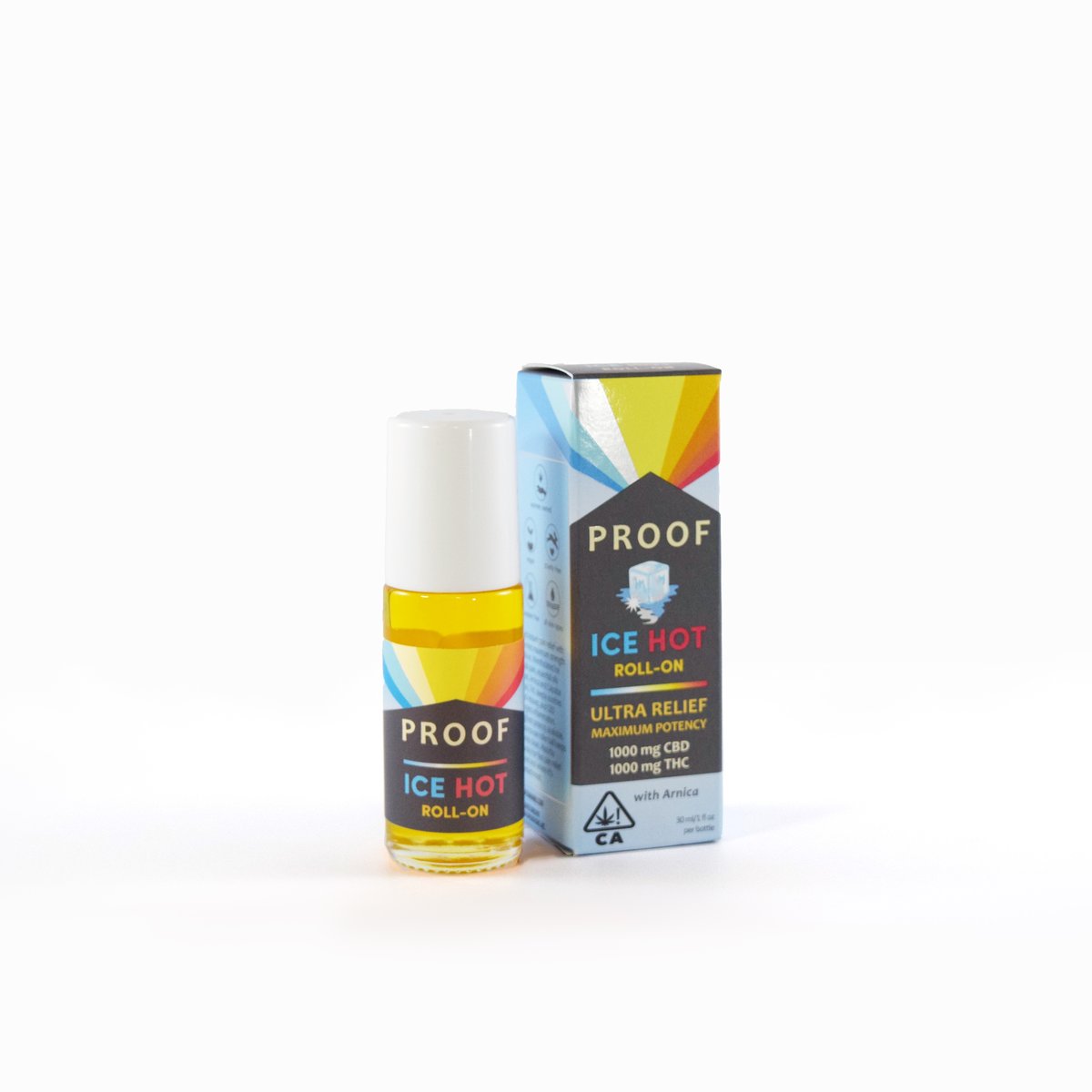 Proof - Ice Hot 1:1 CBD:THC Roll-On - 1000mg