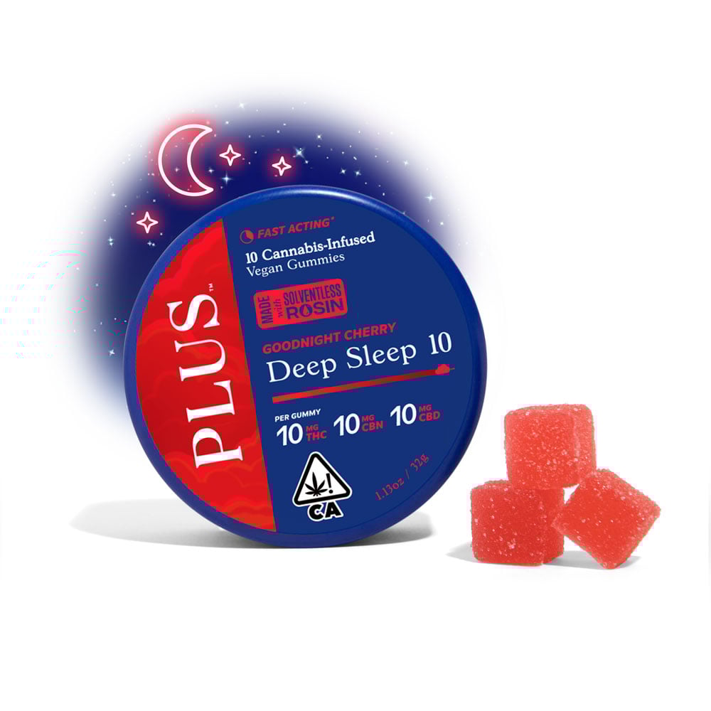 PLUS - Goodnight Cherry Deep Sleep 10:10:10 Gummies