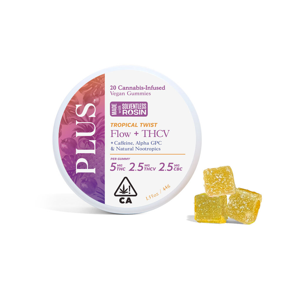 PLUS - Tropical Twist FLOW 1:1 Gummies