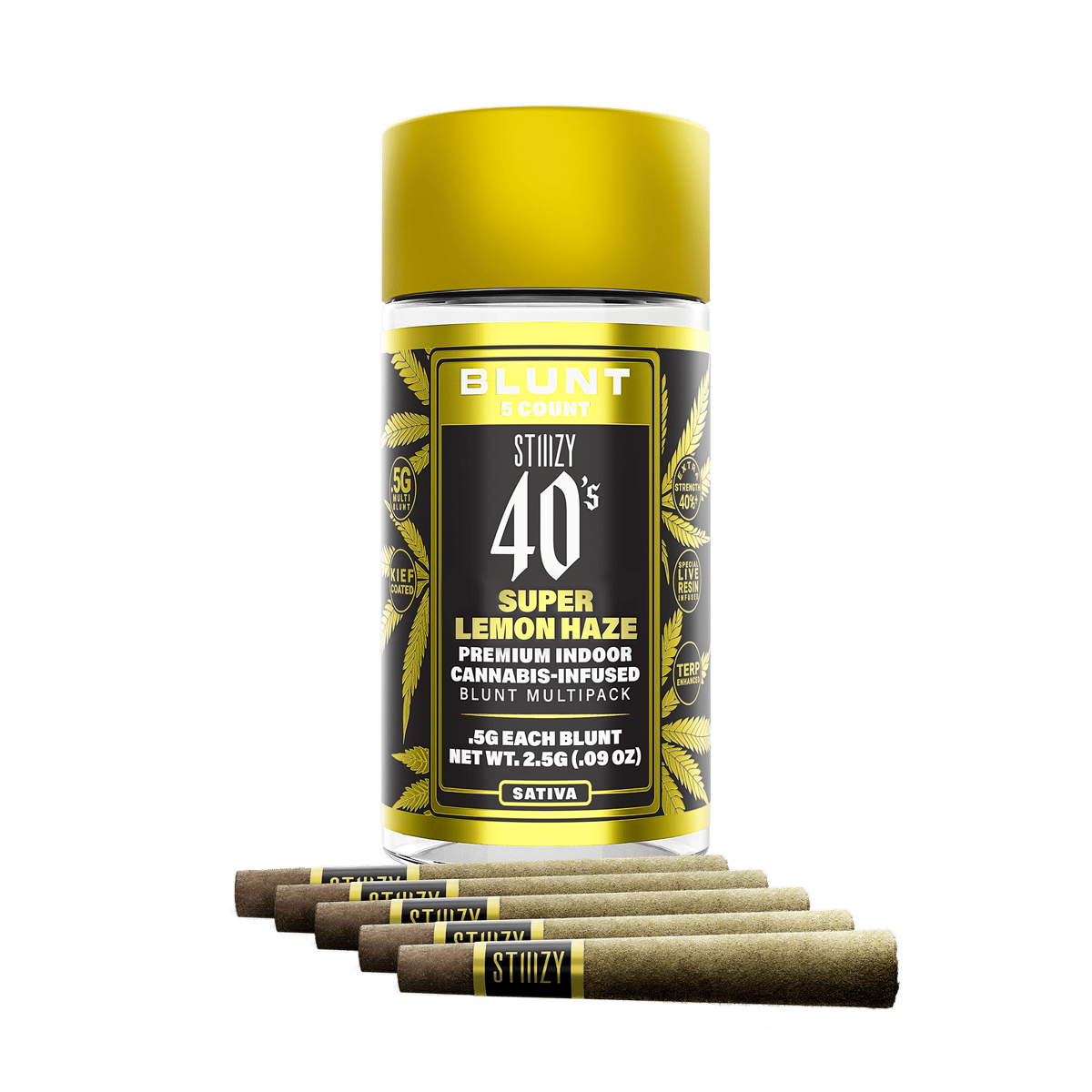 STIIIZY - Super Lemon Haze Infused Blunt 5-Pack - 2.5g