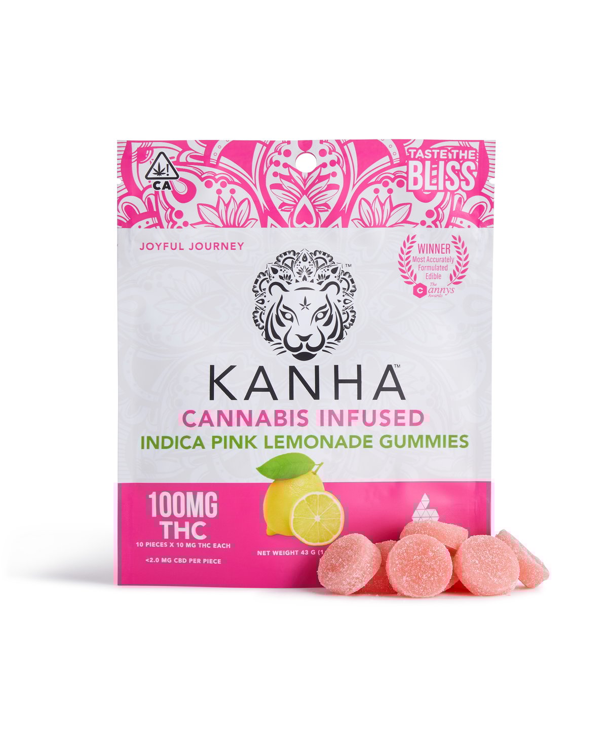 Kanha - Pink Lemonade Gummies