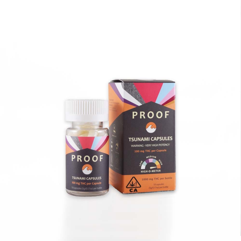 Proof - THC Tsunami 100mg Capsules