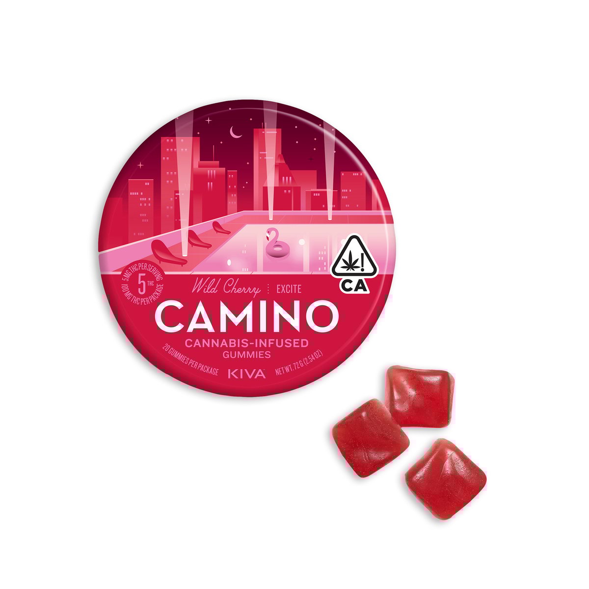 Camino - Wild Cherry Excite Gummies