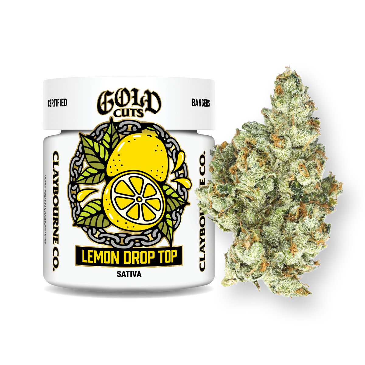 Claybourne Co. - Gold Cuts: Lemon Drop Top - 3.5g