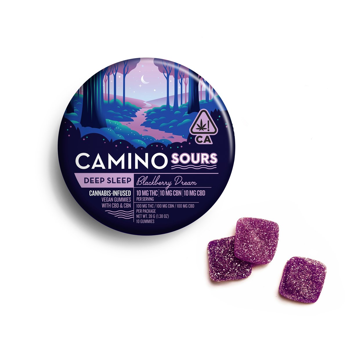 Camino - Blackberry Dream10:10:10 Deep Sleep Gummies
