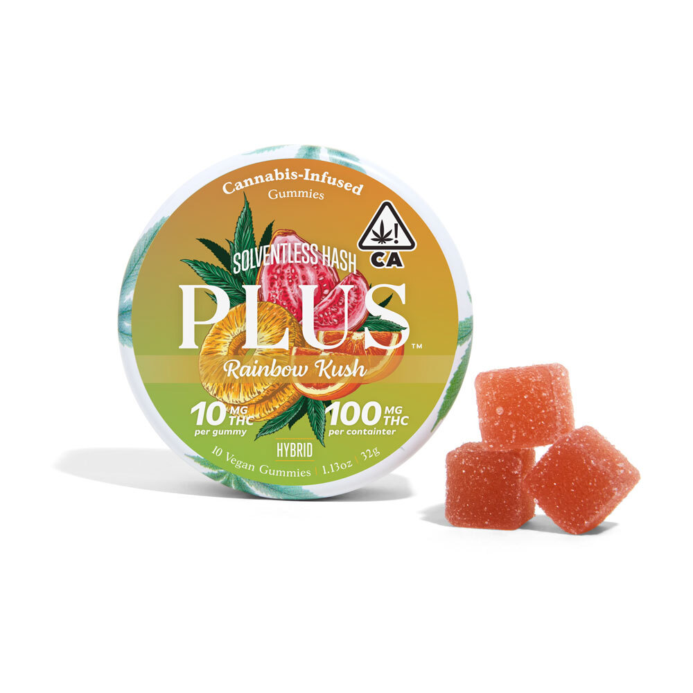 PLUS - Rainbow Kush Solventless Gummies
