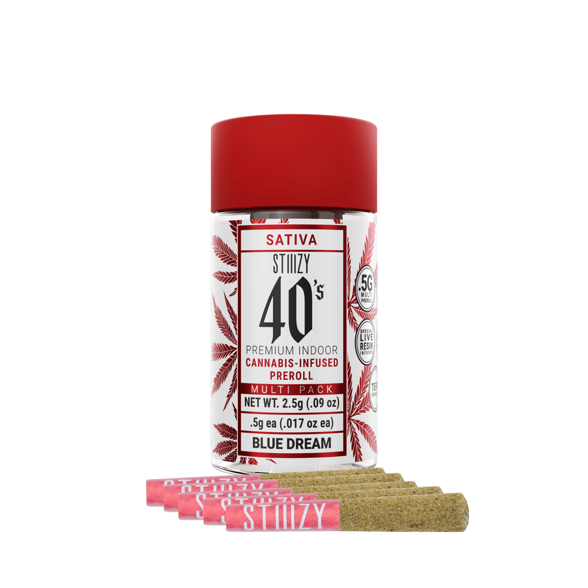 STIIIZY - Blue Dream Infused 5-Pack - 2.5g