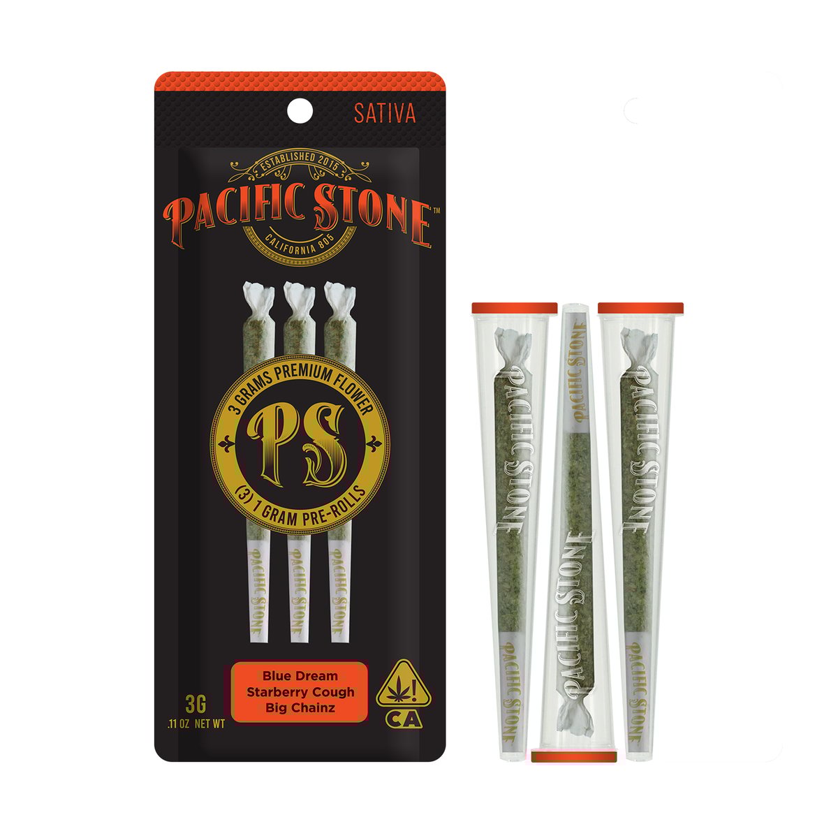 Pacific Stone - Sativa Variety 3-Pack - 3g