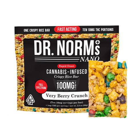 Dr. Norm's - Very Berry Crunch Rice Crispy Treat