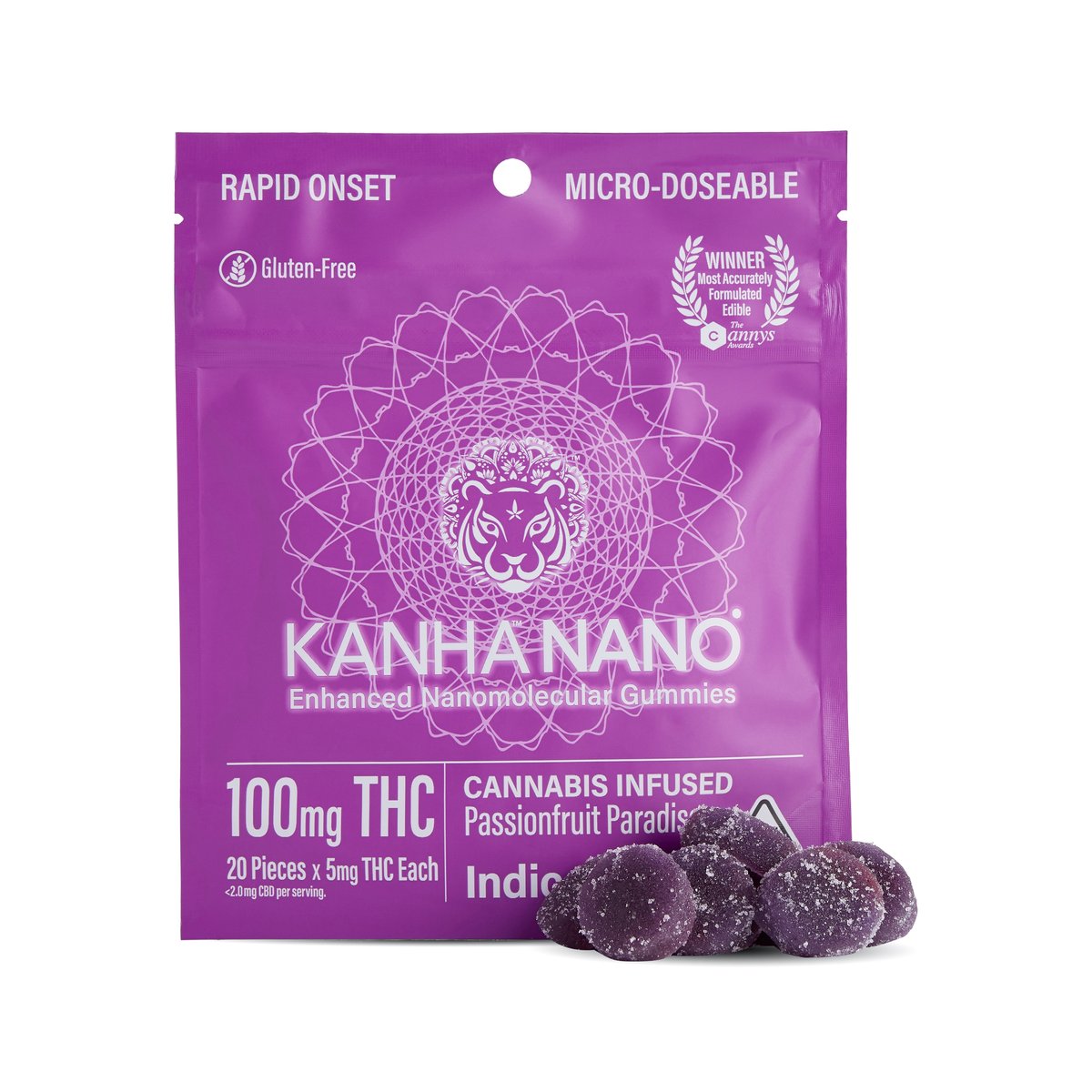 Kanha - Passionfruit Paradise Nano Gummies