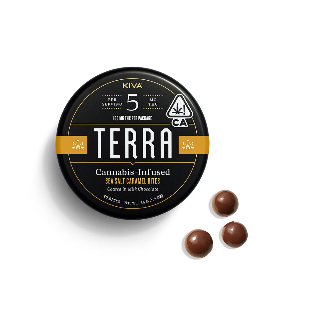 Kiva Confections - Terra Sea Salt Caramel Bites