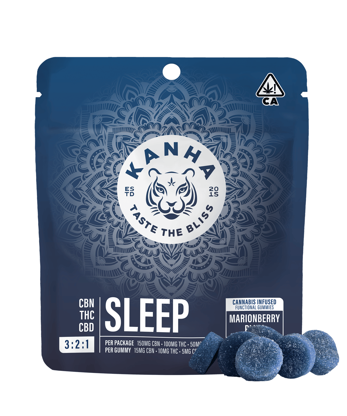 Kanha - FX SLEEP: Marionberry Plum 3:2:1 Gummies
