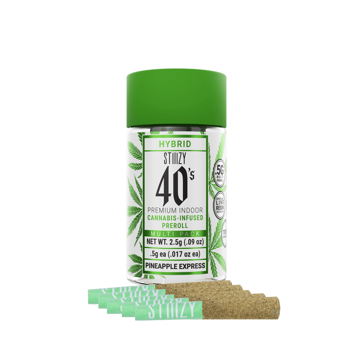 STIIIZY - Pineapple Express Infused 5-Pack - 2.5g