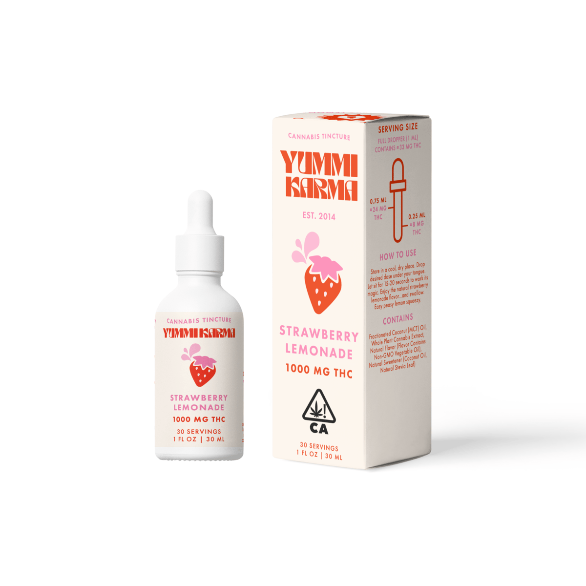 Yummi Karma - Strawberry Lemonade Tincture - 1000mg