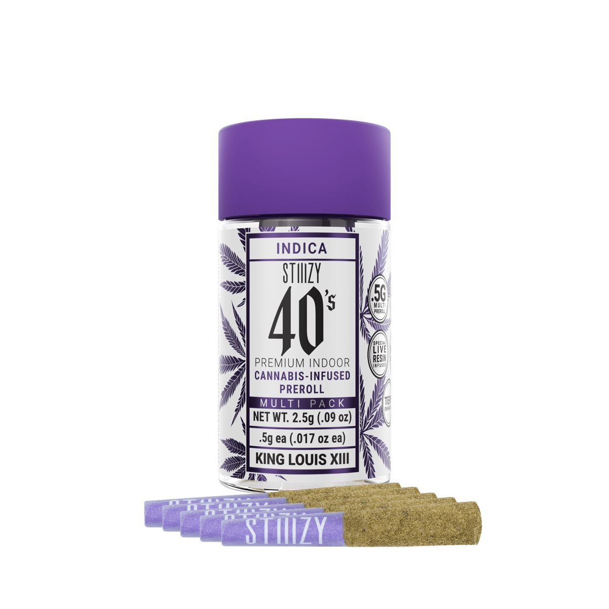 STIIIZY - King Louis XIII Infused 5-Pack - 2.5g