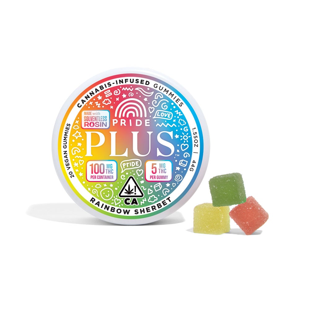PLUS - Limited Edition Pride Rainbow Sherbet Gummies