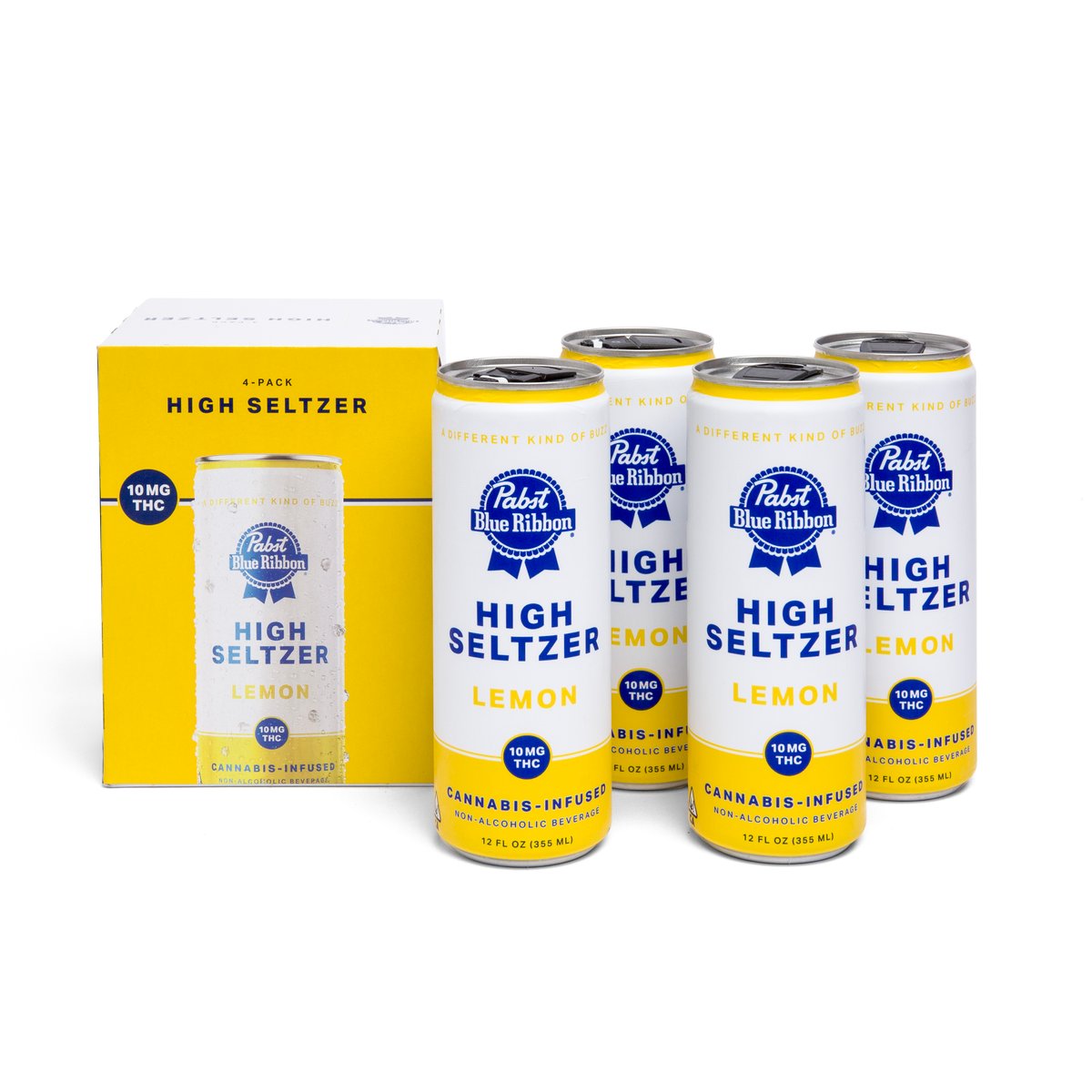 Pabst Labs - Lemon High Seltzer - 4-Pack