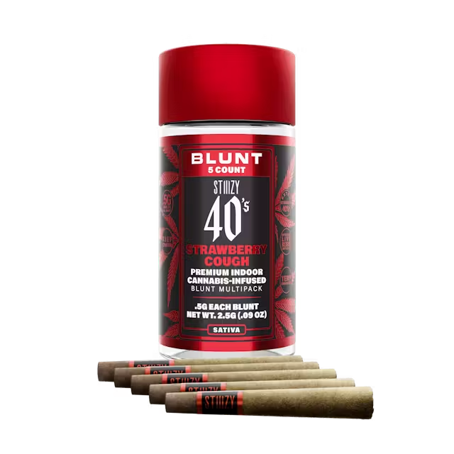 STIIIZY - Strawberry Cough Infused Blunt 5-Pack - 2.5g