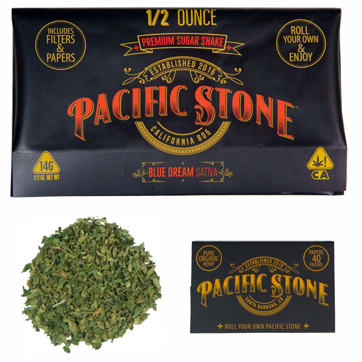 Pacific Stone - Blue Dream Pre-Ground - 14g
