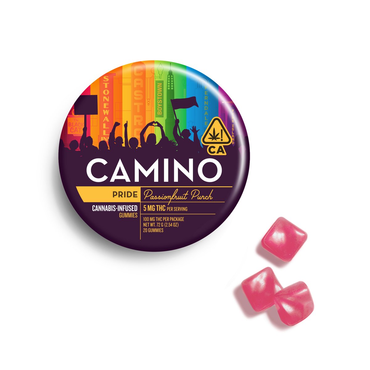Camino - PassionFruit Punch Pride Gummies