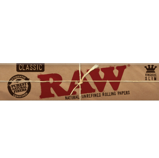 RAW - King Size Slim Classic Rolling Papers