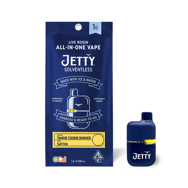 Jetty Extracts - Tangie Cookie Burger Solventless AIO - 1g