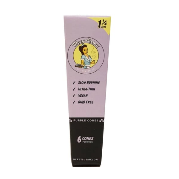 Blazy Susan - Purple - 1 1/4 Cones 6-Pack
