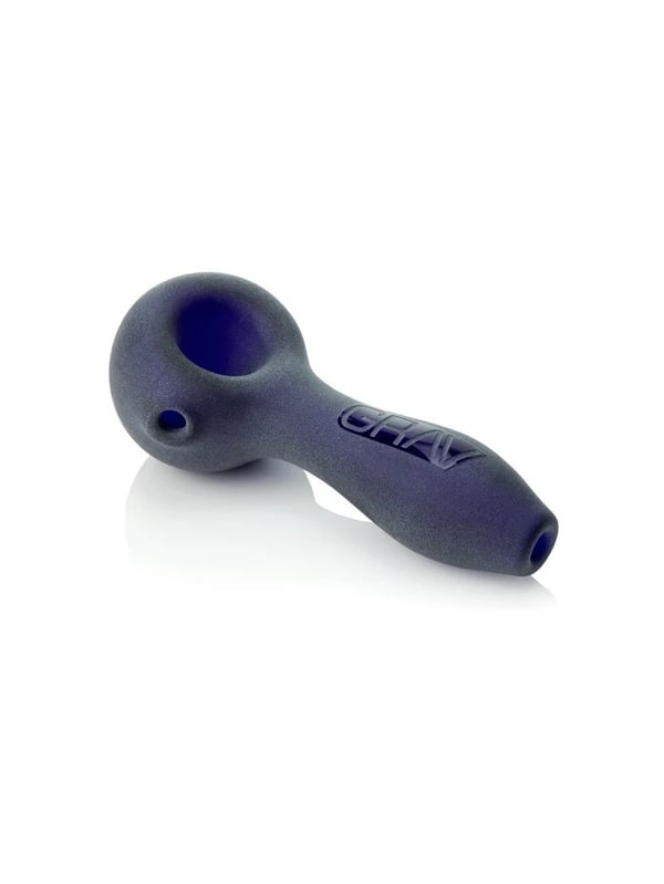 GRAV Accessories - Sandblasted Spoon Pipe Blue