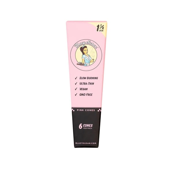 Blazy Susan - Pink - 1 1/4 Cones 6-Pack