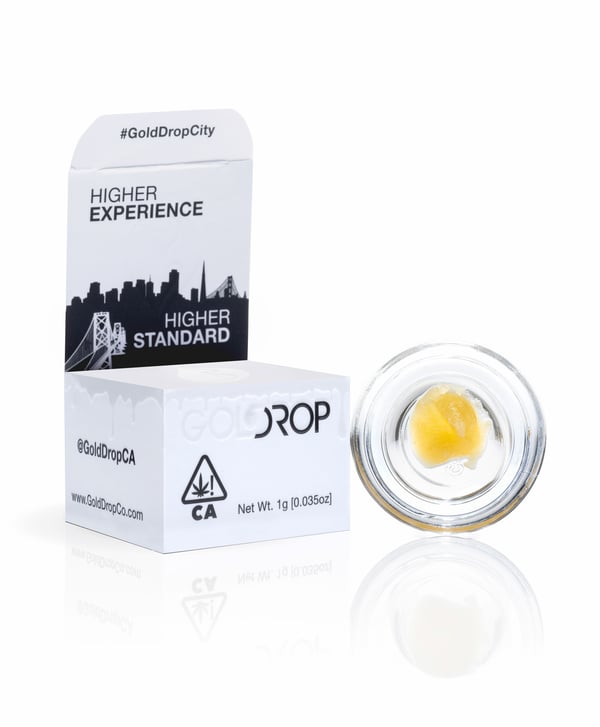 GoldDrop - White Rhino Badder - 1g